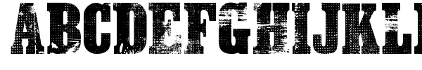 Danger Zone Warning font preview